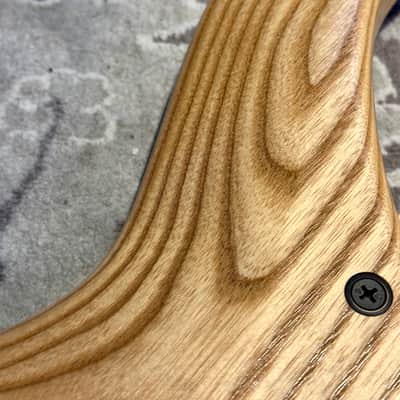 Phantom Mephisto 5 String active left handed lh Bass Open Swampash Ebony birdseye maple headstock lefty - Nature image 19