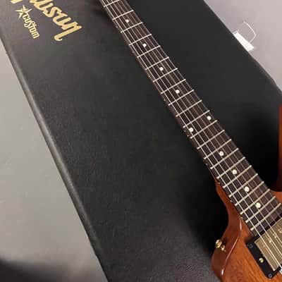 Immagine 2014 Gibson Custom Shop 1958 "Benchmark" Explorer Reissue – Natural Mahogany ~ Mint! - 11