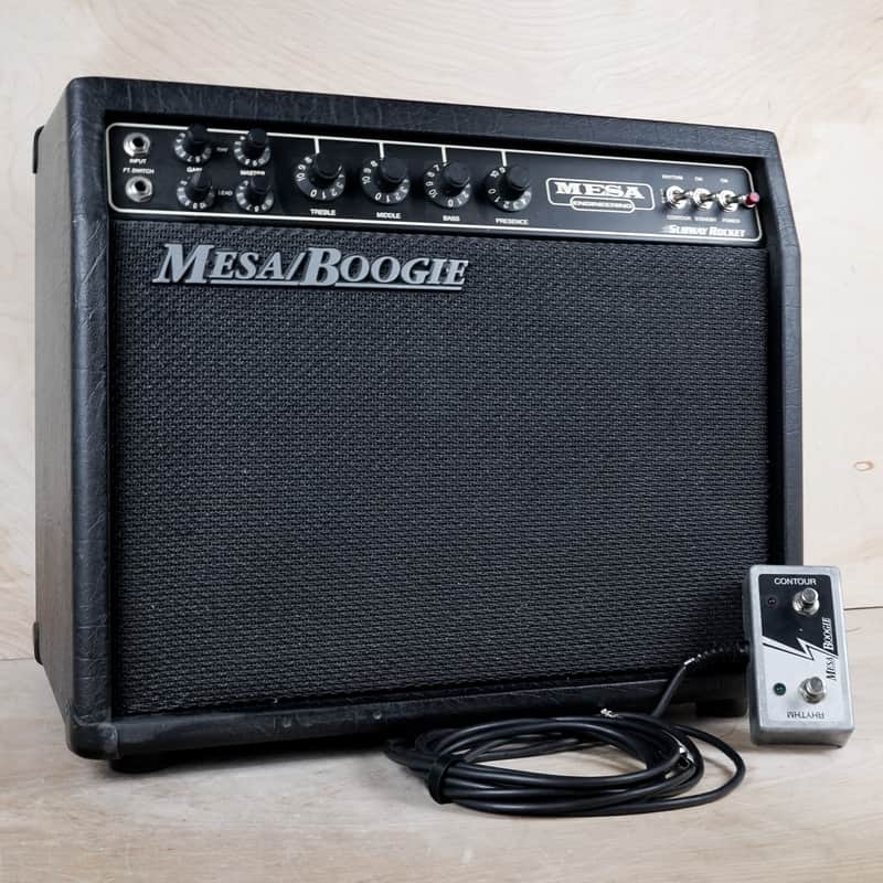 Mesa Subway Rocket Reverb 2-Channel 20-Watt 1x10" Guitar Combo 1998 Black w/ Footswitch image 1