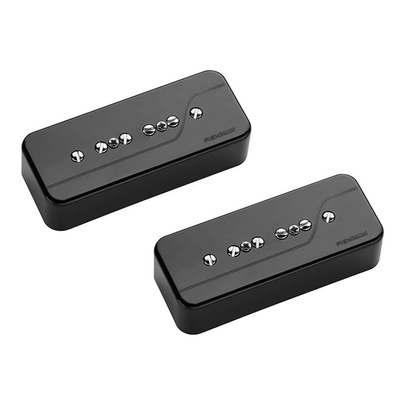 Fishman Fluence P90 Classic Pickups Set - Black image 1
