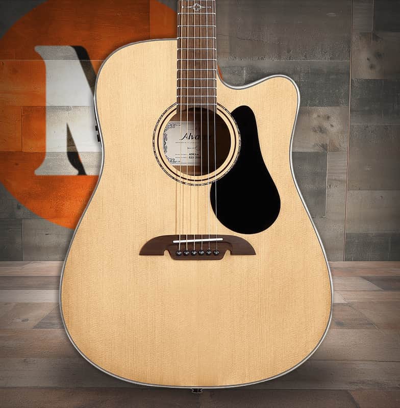 Alvarez Artist Dreadnought Guitar Acoustic Electric with Cutaway (AD60CE) image 1