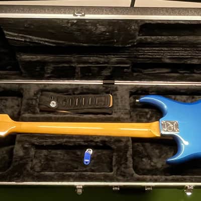 1983 Vantage (Matsumoku) MIJ X-88 Bass - fully restored in custom Lake Placid Blue w/HSC image 6