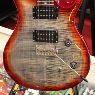PRS SE Custom 24-08 Electric Guitar Charcoal Cherry Burst w/Gigbag 7lbs 8oz image 1
