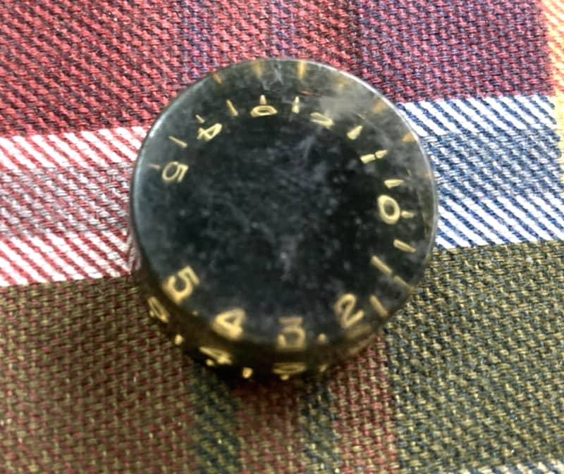 Black Vintage 1970s Gibson RD Artist 0-5/5-0 Speed Knob~Les Paul, SG, ES image 1