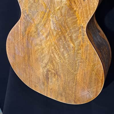 Blueberry Left Handed Acoustic Guitar New In Stock  Handmade Grand Concert image 8