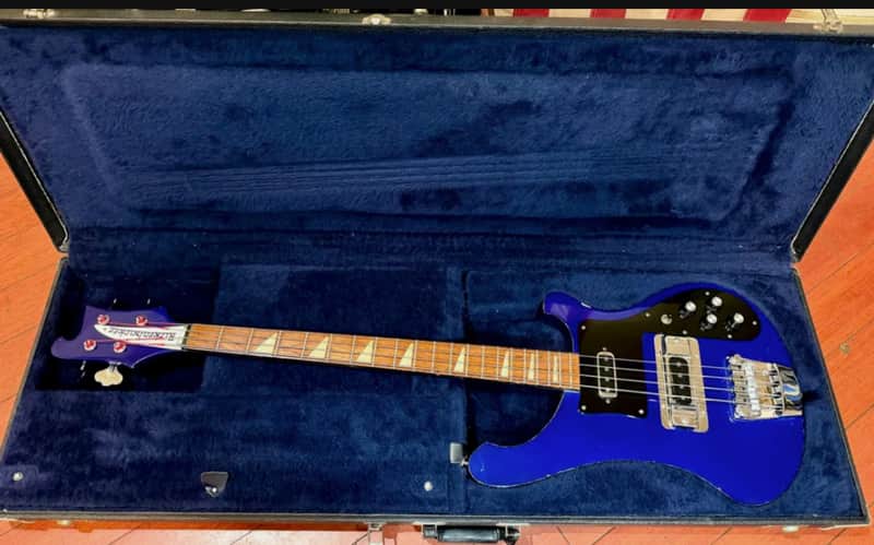 Rickenbacker 4003 1990 - Midnight Blue Bass Guitar w/ HSC - Excellent player. image 1