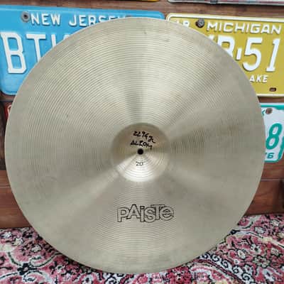 PAISTE Formula 602 20" Medium 1980. Vintage. image 4