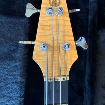 Alembic Spoiler Exploiter 4 string Bass guitar 1984 - Maple w OHSC image 7