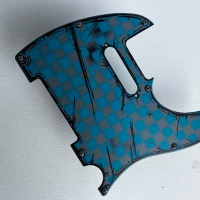 CapnCrepitis Custom Cel Shaded Telecaster Pick Guard image 9