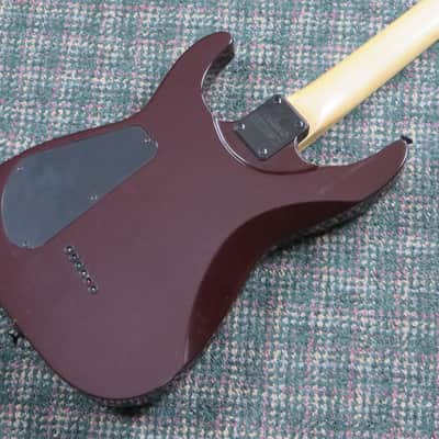 2012 Jackson DKXT Dinky Trans Red Quilt! w/hardshell case image 4