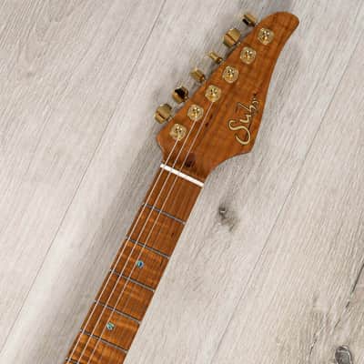 Suhr Custom Classic S Antique HSS Guitar, One-Piece Roasted | Reverb