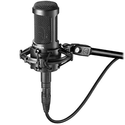 Audio-Technica AT2035 Side Address Cardioid Condenser Studio Microphone