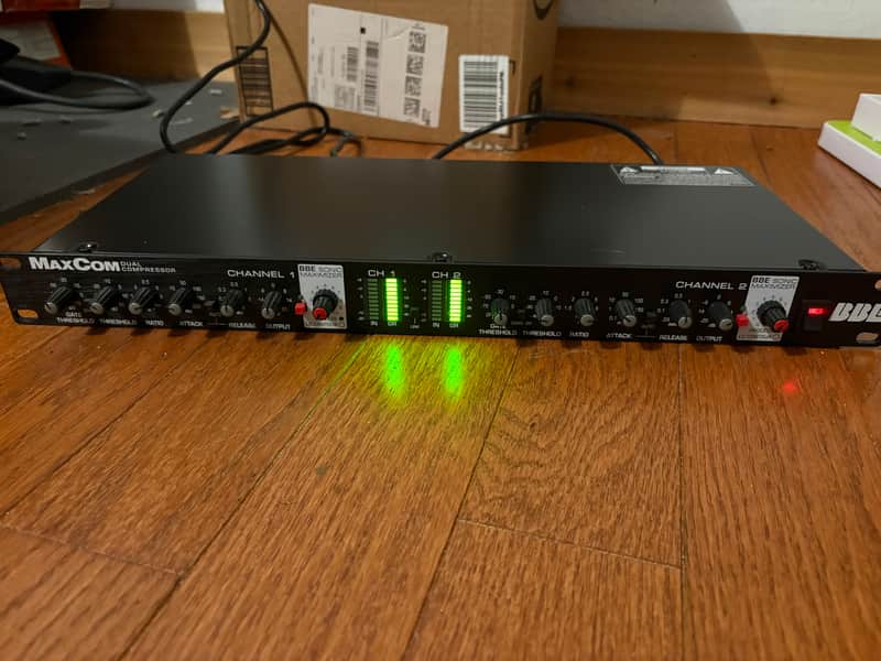 BBE MaxCom Dual-Channel Compressor/Limiter/Gate w/ Sonic Maximizer