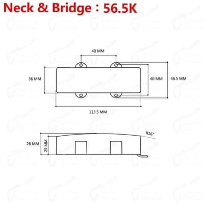 Peavey 4/5 String Bass Soapbar Pickups Set image 5
