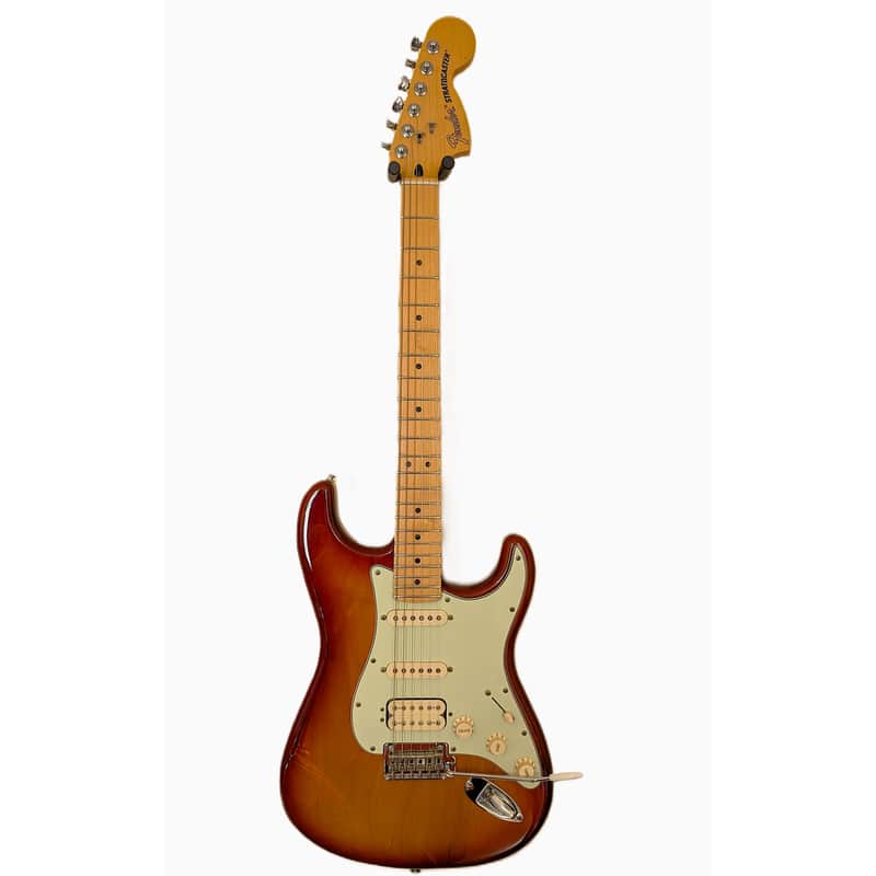 Fender Deluxe Stratocaster HSS Maple Fretboard 2019 Tobacco Sunburst image 1