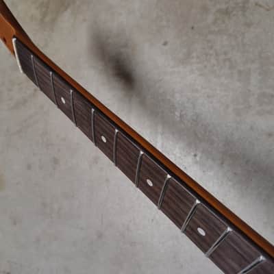 Roasted Maple Tele Neck fits fender Telecaster body 21 frets 60s style image 3