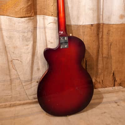 Hofner Colorama Model 161 1960's Redburst image 7