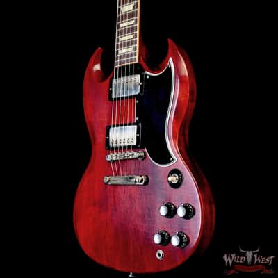 Gibson Custom Shop 1961 Les Paul SG Standard Reissue Stop Bar VOS Cherry Red 6.55 lbs image 2