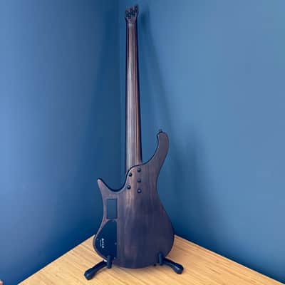 Ibanez EHB1505MS Bass Guitar, 5 String, Mahogany Body, Panga Panga Neck & Fingerboard - Black Ice Flat image 13