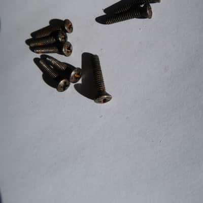 Eight Fender  Stratocaster pickup & Switch Screws relic aged  50's  '60's 71 RI Strat 62 58 image 8
