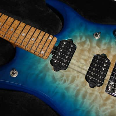 Music Man BFR LTD JP15-6 Quilt Maple 2015 - Bali Blue image 15