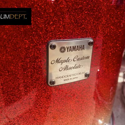 ♚TIMEWARP !♚YAMAHA Maple Custom ABSOLUTE NOUVEAU*Rock Kit♚APPLE SPARKLE♚13/16/22 image 6