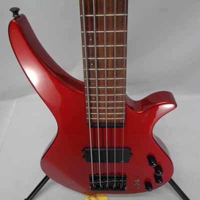 Tune Guitar Technology 5 String Bass  Red image 1