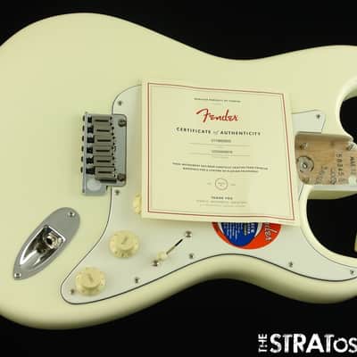 American Fender JEFF BECK Strat LOADED BODY, Stratocaster Olympic White image 2