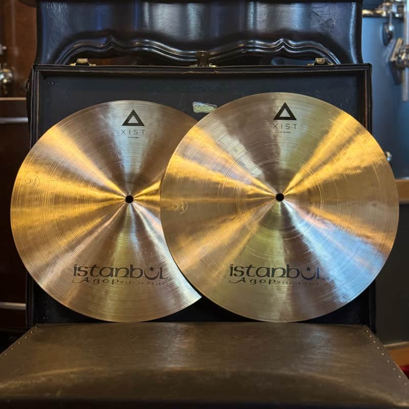 NEW Istanbul Agop 15" Xist Hi-Hats - Natural - 1065/1248g image 1