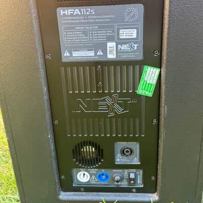 NEXT-proaudio HFA26.12 Complete Active PA System | 2x HFA206p + 2x HFA112s | 2960W | Networkable DSP | Plug & Play image 8