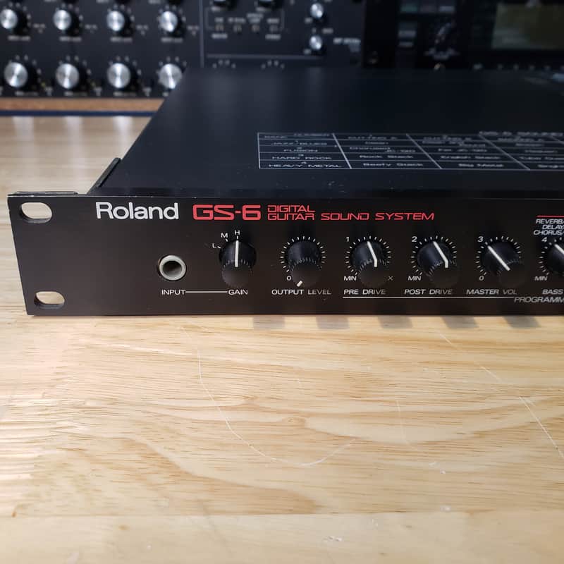 GS-6 Guitar Preamp and Multi Effects, Serviced image 1