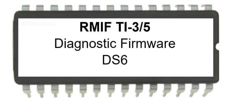 RMIF TI-3 / TI-5 Debug Diagnostic Test Firmware Rom image 1