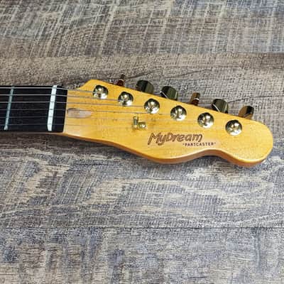 MyDream Partcaster Custom Built - Metallic Gold Lollar P90 50s Wind image 4