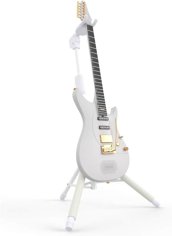 Auto-Lock Guitar Stand - Heavy Duty Steel, 33lbs Capacity, 360° Non-Slip Base & Military Anti-Rust | 3-Second Setup, Foldable for Stage/Travel/Studio image 1
