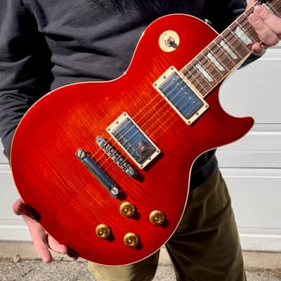 ALL ORIGINAL 2004 Gibson Les Paul Standard Plus in RARE Cayenne Finish image 12