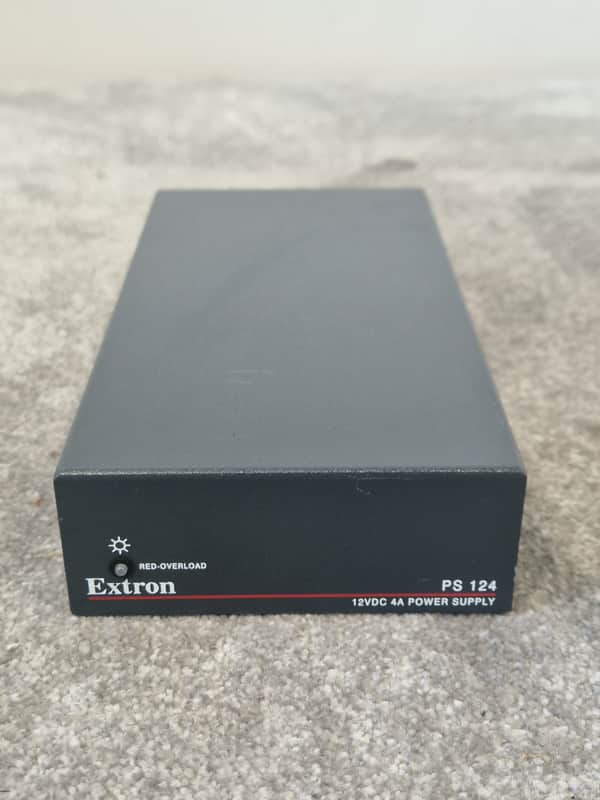Extron PS 124 Power Supply – 12VDC 4A – Powers On – Good image 1
