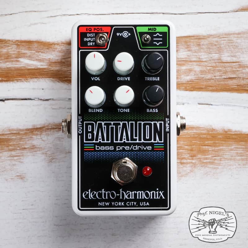 Open Box - Electro-Harmonix Nano Battalion Bass Preamp & Overdrive image 1