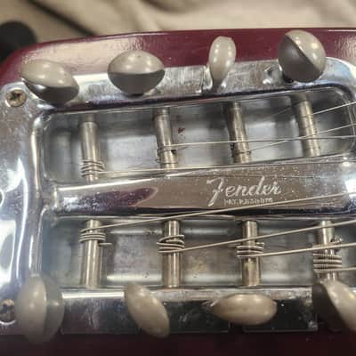 Fender stringmaster 8 lap steel guitar 1950-60's - brick red/walnut image 3
