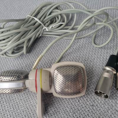 Grundig GDSM 202 Stereo Dynamic Microphone 1960s - White image 4