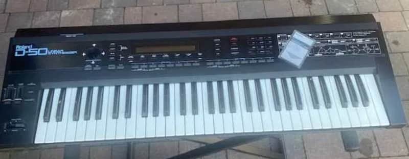 Roland D-50 61-Key Linear Synthesizer 1987 - 1992 - Black image 1