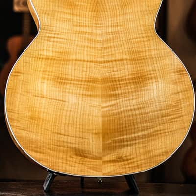 2022 Guild Westerly Collection F-2512CE Deluxe maple blonde image 9