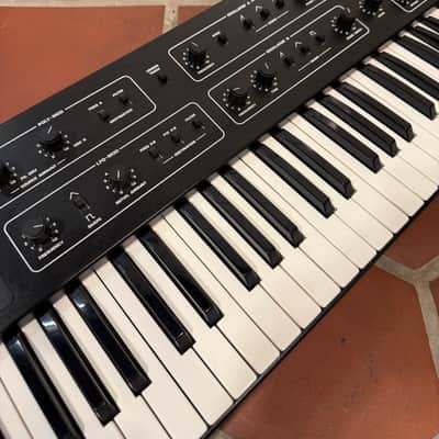 Sequential Prophet 600 61-Key 6-Voice Polyphonic Synthesizer 1982 - 1985 - Black with Wood Sides image 3