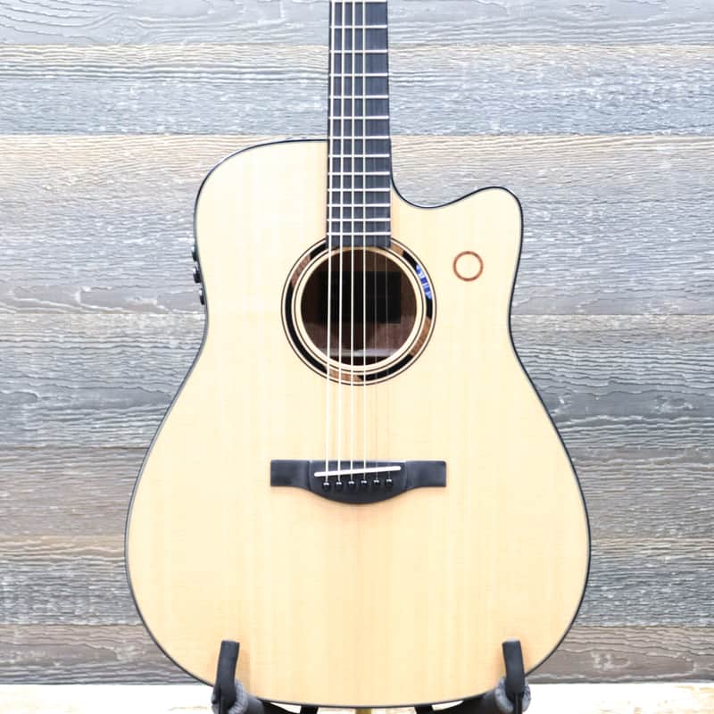 Yamaha TAG3 C TransAcoustic Dreadnought-Style Natural Acoustic Electric Guitar w/Bag image 1