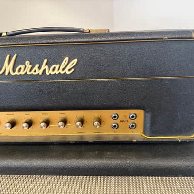 Marshall JTM50 "Black Flag" 1987 Lead 2-Channel 50-Watt Guitar Amp Head - 1967 - Black image 3