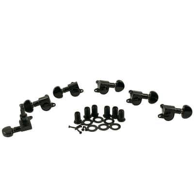 Mini Rotomatic 3 Aside Machine Heads 14:1 Gear Ratio-Gold image 4