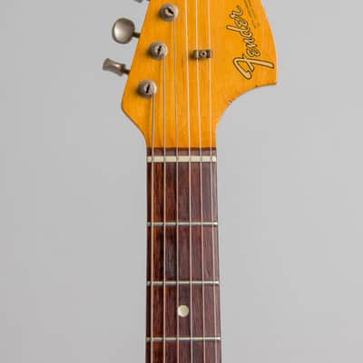 Fender Stratocaster Solid Body Electric Guitar (1966), ser. #110114, original black tolex hard shell case. image 5