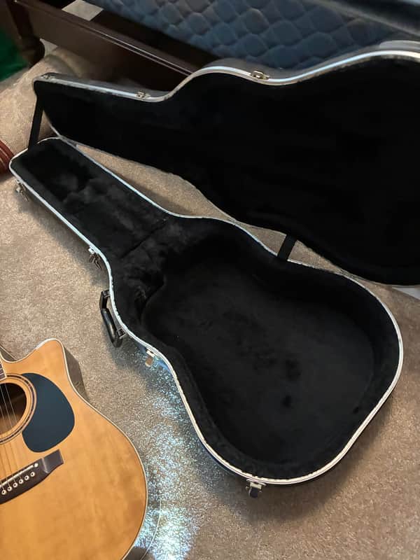 Takamine EF360SC Dreadnought with Electronics and natural finish image 1