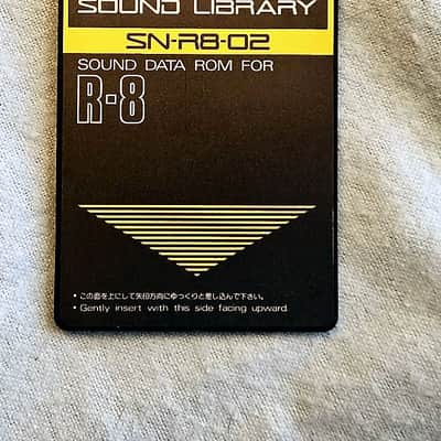 Roland  SN-R8-02	Jazz Brush Waveform Rom card