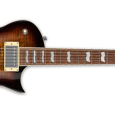 ESP LTD EC-256 FM Eclipse with Rosewood Fretboard Dark Brown Sunburst image 2