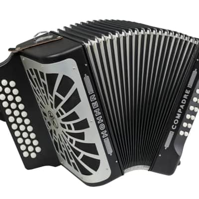 Hohner Compadre Diatonic Accordion - Keys of F/Bb/Eb - Black -NEW image 2